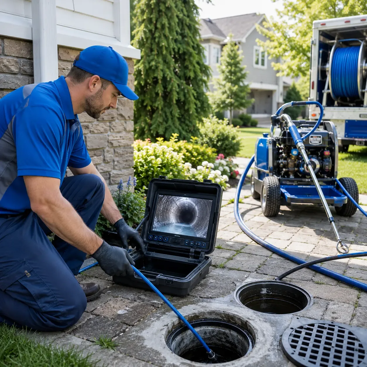 Outdoor drain cleaning professionals serving Young America, IN